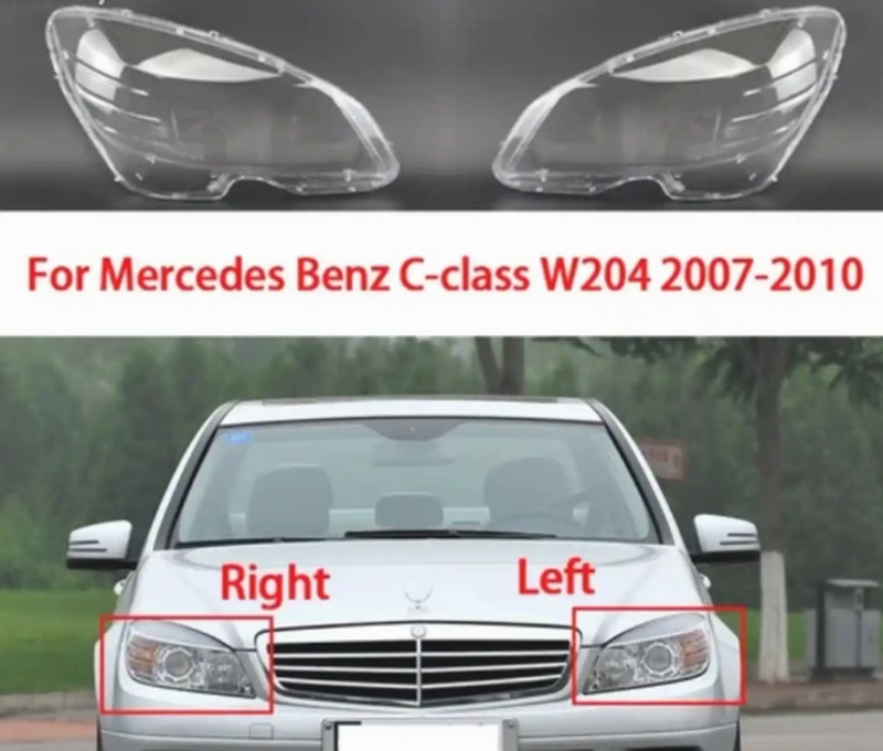 Стекло фар Mercedes W204
